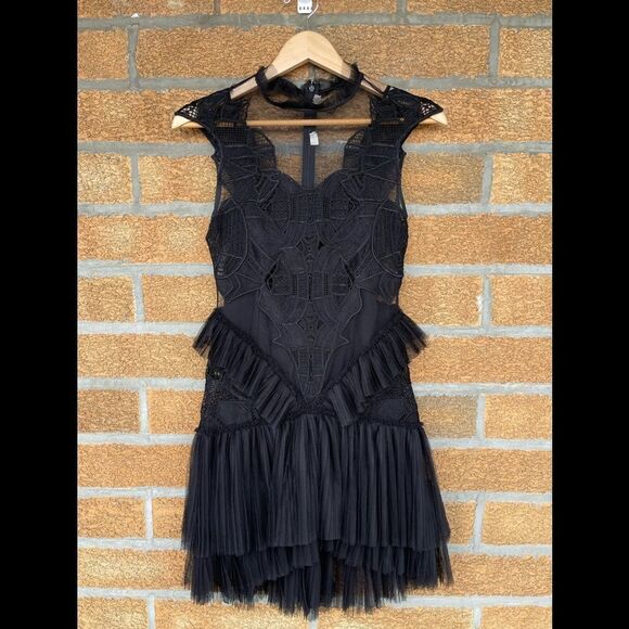 Jonathan Simkhai Lace and Tulle Mini Dress small - Picture 1 of 14